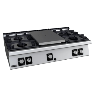 Fagor 4-põletikuga gaasipliit koos keeduplaadiga C-G750