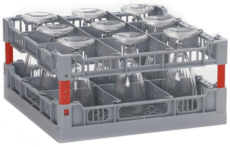 Winterhalter dishwasher basket for glass