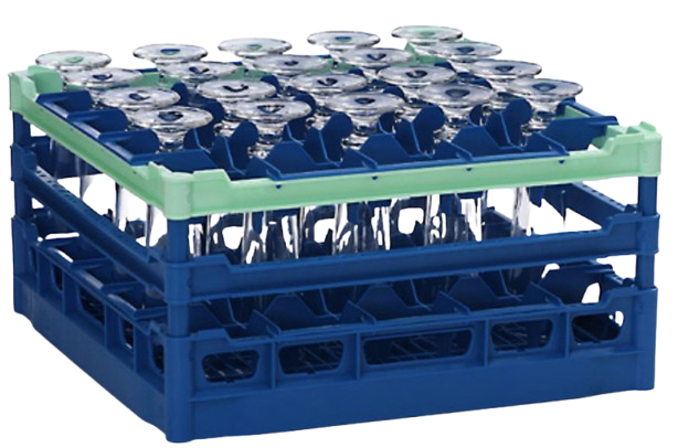 Winterhalter dishwasher basket for glass