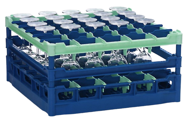 Winterhalter dishwasher basket for glass