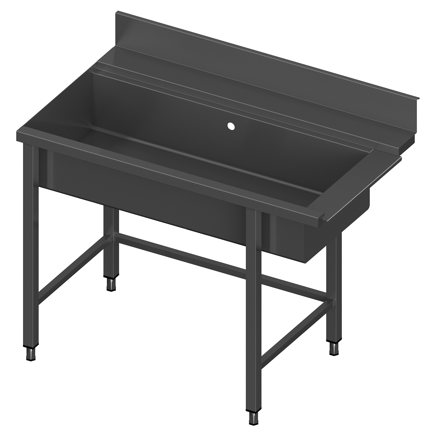 Novameta stalas prie indaplovės su didele plautuve  PV1-PR0-100/60/90