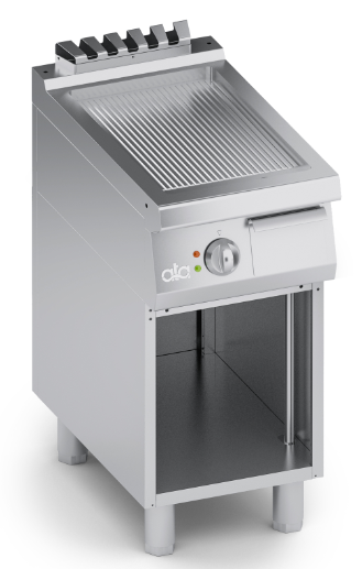 ATA elektrinė kepimo plokštuma rifliuotu paviršiumi su stovu K7EFB05VVR