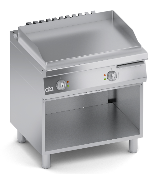 ATA elektrinė kepimo plokštuma lygiu paviršiumi su stovu C2EFL10VV