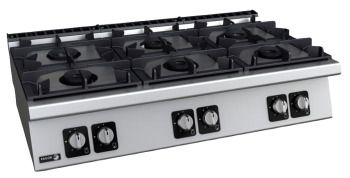 Fagor 6 degļu gāzes plīts C-G760 H